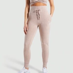 Gymshark High Waisted Joggers - Taupe Marl